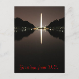 Grüße von D.C. Postkarte