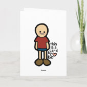 Grüße von da Kapuze. Karte (Rückseite)