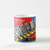 Grüße von Dallas Texas Kaffeetasse (Mittel)