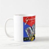 Grüße von Dallas Texas Kaffeetasse (Links)
