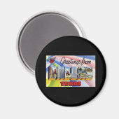 Grüße von Dallas Texas Magnet (Vorderseite/Rückseite)