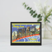 Grüße von Dallas Texas Postkarte (Stehend Vorderseite)