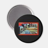 Grüße von Decatur Alabama Magnet (Vorderseite/Rückseite)