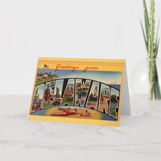 Grüße von Delaware Card Karte (Vorderseite)