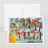 Grüße von Delray Beach, Florida Travel Postkarte (Vorne/Hinten)