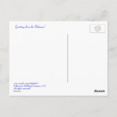 Grüße von den Bahamas! Postkarte (Rückseite)