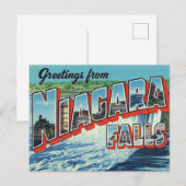 Grüße von den Niagarafällen Postkarte (Vorne/Hinten)