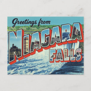 Grüße von den Niagarafällen Postkarte