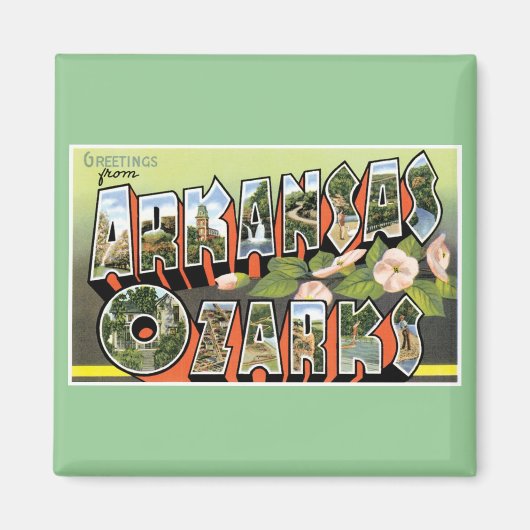 Grüße von den Ozarks! Magnet (Vorne)