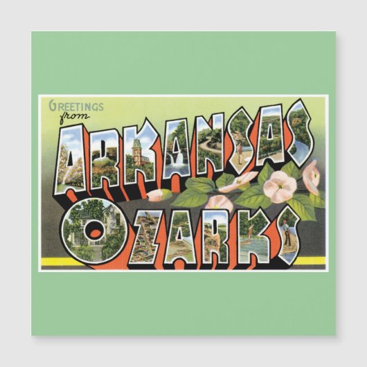 Grüße von den Ozarks! Magnetkarte (Vorderseite)