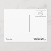 Grüße von den Poconos!Schneewald Postkarte (Rückseite)