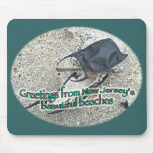 Grüße von den schönen Stränden von New Jersey Mousepad