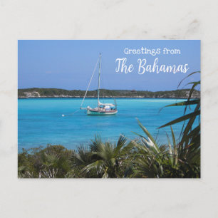 Grüße von der Bahamas-Reisepostkarte Postkarte