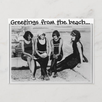 Grüße von der Beach Postcard Postkarte