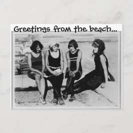 Grüße von der Beach Postcard Postkarte