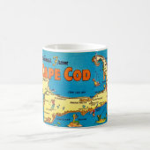 Grüße von der Cape Cod Karte Kaffeetasse (Mittel)