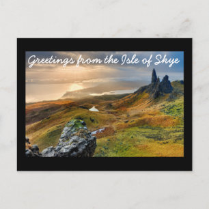 Grüße von der Insel Skye Postkarte
