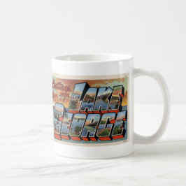 Grüße von der Kaffee-Postkarten-Tasse See-Georges Kaffeetasse