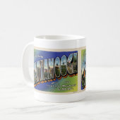 Grüße von der Kaffee-Tasse Chattanoogas TN Kaffeetasse (Vorderseite Links)