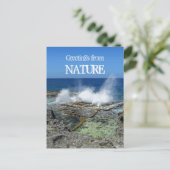 Grüße von der Natur Postkarte (Stehend Vorderseite)