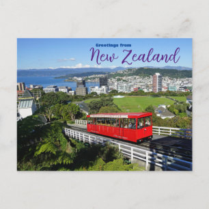 Grüße von der Neuseeland-Reisepostkarte Postkarte