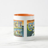 Grüße von der Ozean-Stadt, NJ Tasse (Zentrum)