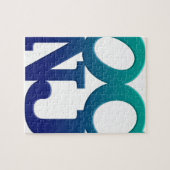 Grüße von der Ozean-Stadt Puzzle (Horizontal)