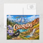 Grüße von der Postkarte (Vorne/Hinten)
