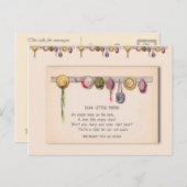 Grüße von der Schule, für ein kranzes Kind Postkarte (Vorne/Hinten)