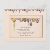 Grüße von der Schule, für ein kranzes Kind Postkarte (Vorderseite)