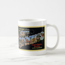 Grüße von der Vintagen Postkarten-Tasse Hot Kaffeetasse