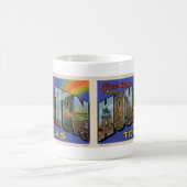 Grüße von der Vintagen Postkarten-Tasse Houstons Kaffeetasse (Mittel)