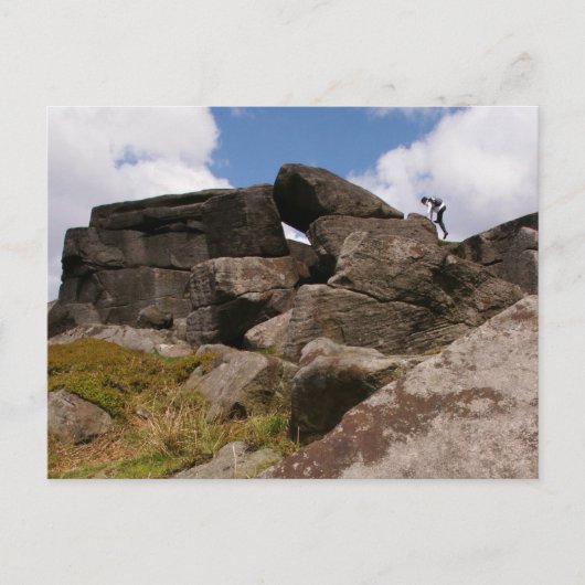 Grüße von derbyshire postkarte (Vorderseite)