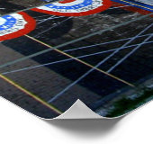 Grüße von Dickson Landkreis Tennessee ~ Mural Poster (Ecke)