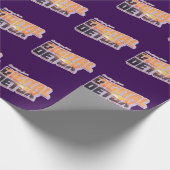 Grüße von Digital Detox Geschenkpapier (Ecke)