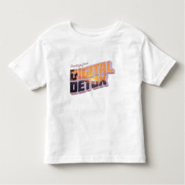 Grüße von Digital Detox Kleinkind T-shirt