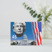 Grüße von... Donald Trump Postkarte (Stehend Vorderseite)