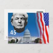 Grüße von... Donald Trump Postkarte (Vorne/Hinten)