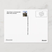 Grüße von Estes Park Post Card Postkarte (Rückseite)