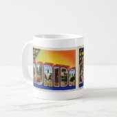 Grüße von Florida-Kaffee-Tasse 1 Kaffeetasse (Vorderseite Links)