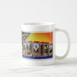 Grüße von Florida-Kaffee-Tasse 1 Kaffeetasse