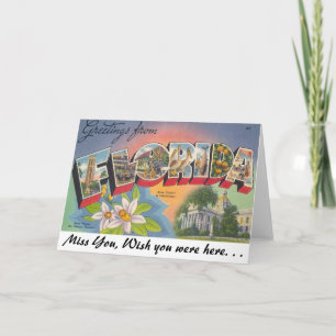 Grüße von FLORIDA Karte