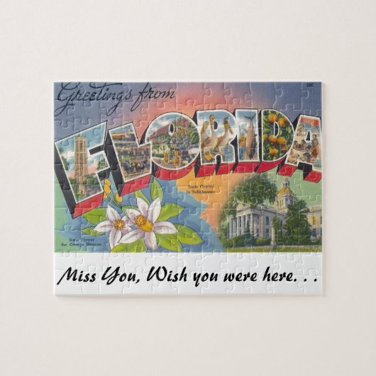 Grüße von FLORIDA Puzzle (Horizontal)