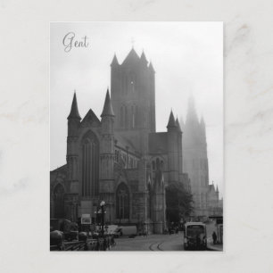 Grüße von Foggy Gent Postkarte