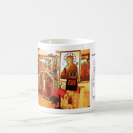 Grüße von Franc Yakov Kaffeetasse (Mittel)