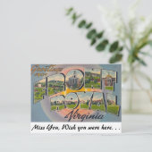 Grüße von Front Royal, Virginia Postkarte (Stehend Vorderseite)