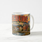 Grüße von Fryeburg Maine Kaffeetasse (VorderseiteRechts)