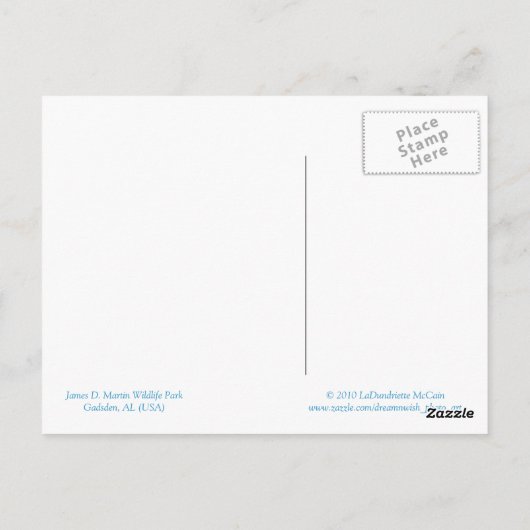 Grüße von Gadsden, AL Postkarte (Rückseite)