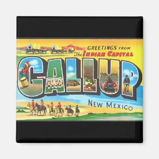 Grüße von Gallup Magnet (Vorne)