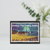 Grüße von Geelong, Victoria Postkarte (Stehend Vorderseite)